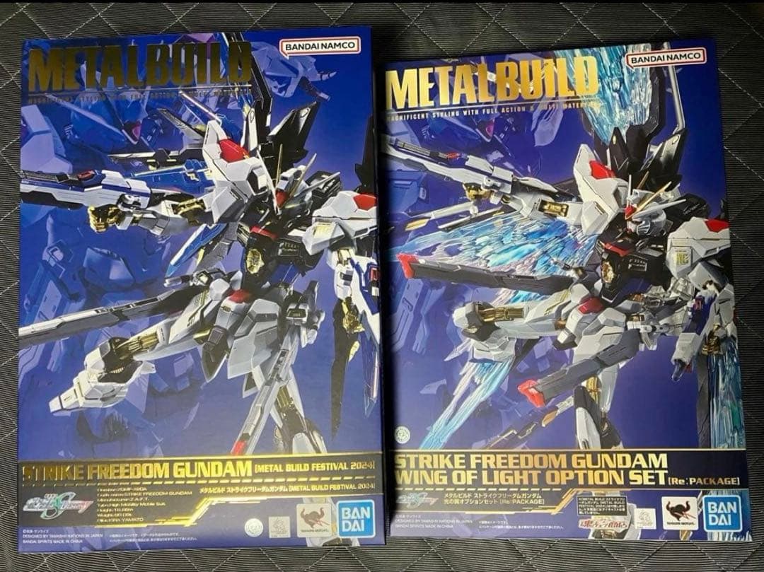 L BUILDストライクフリーダムガンダム 2024 光の翼　セット METAL BUILD ストライクフリーダムガンダム 光の翼オプションセット