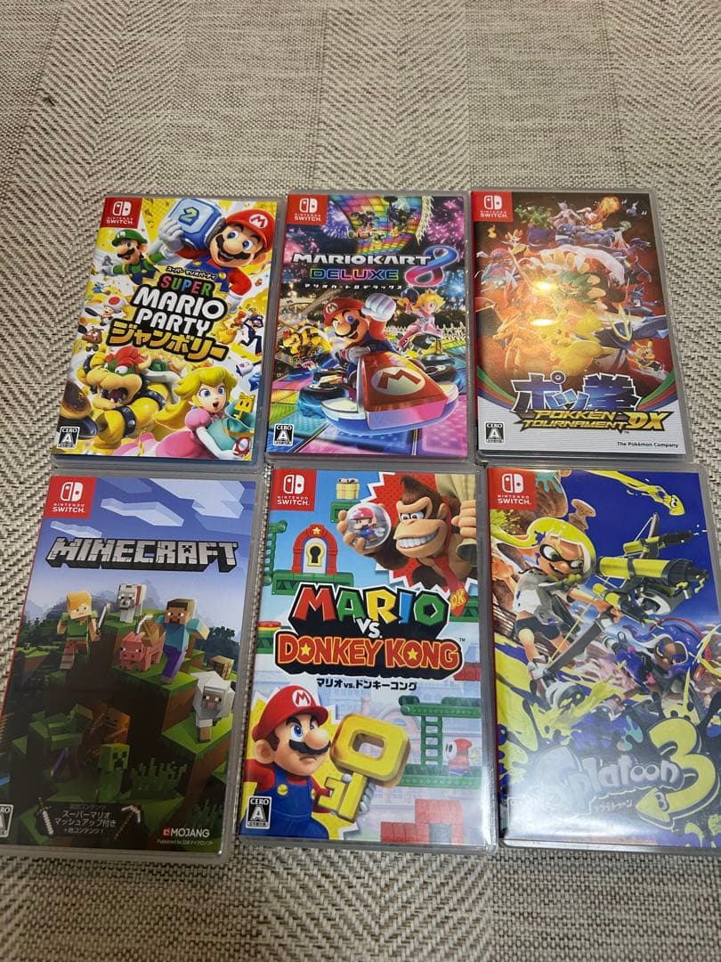 Nintendo Switch ネオンブルー・レッド 本体 ソフト6本セット - メルカリ