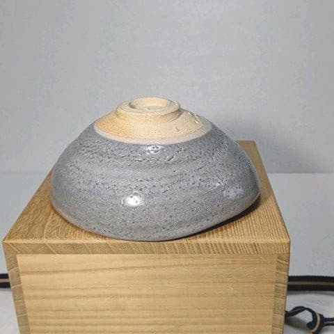 茶道具　抹茶茶碗 　(鼡志野) 藤原 一門