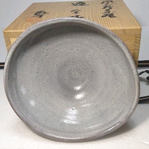 茶道具　抹茶茶碗 　(鼡志野) 藤原 一門