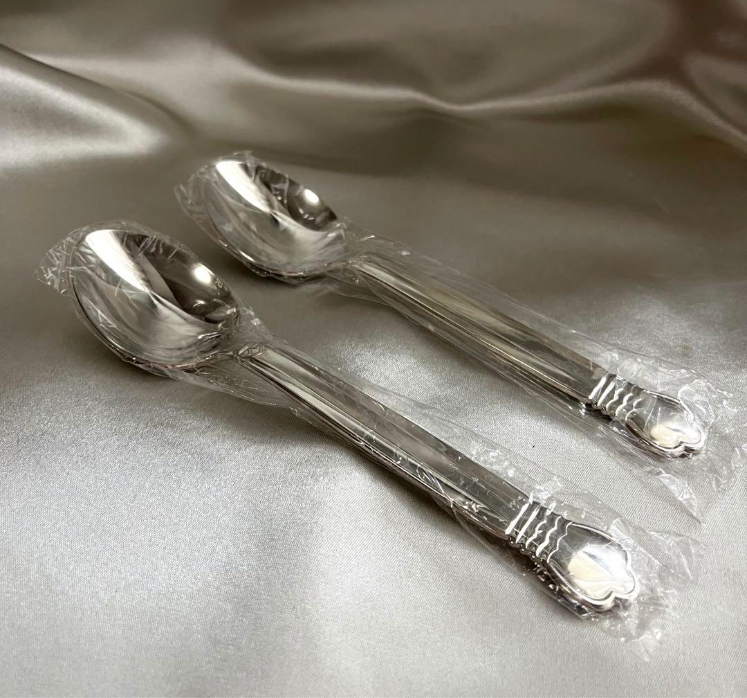 未使用】純銀☆稀少品ロイヤルコペンハーゲン ストロイエ ディナー