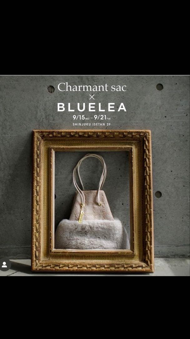 Charmant sac x BLUELEA ハンドバッグ グレー Charmant sac x BLUELEA ハンドバッグ グレー