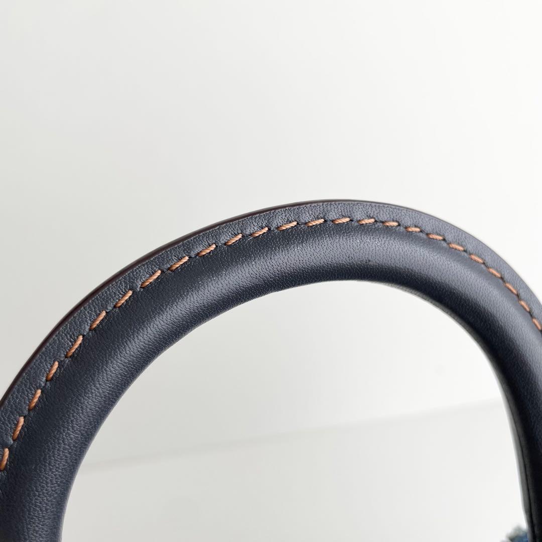 コーチ ローグ Rogue ティーローズ ハンドバッグ デニム 激レア 日本