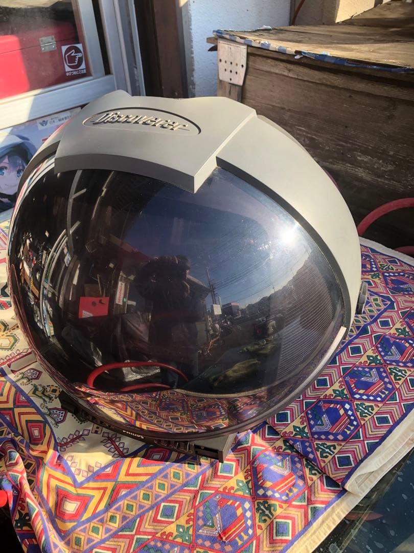 フィリップス ディスカバリー 14S11B ヘルメット ブラウン管 カラーTV □PHILIPS DISCOVERER TV 14S11B フィリップス ディスカベラ