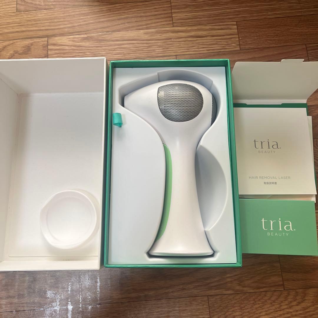 トリアビューティー 脱毛器 ホワイト/グリーン - メルカリ