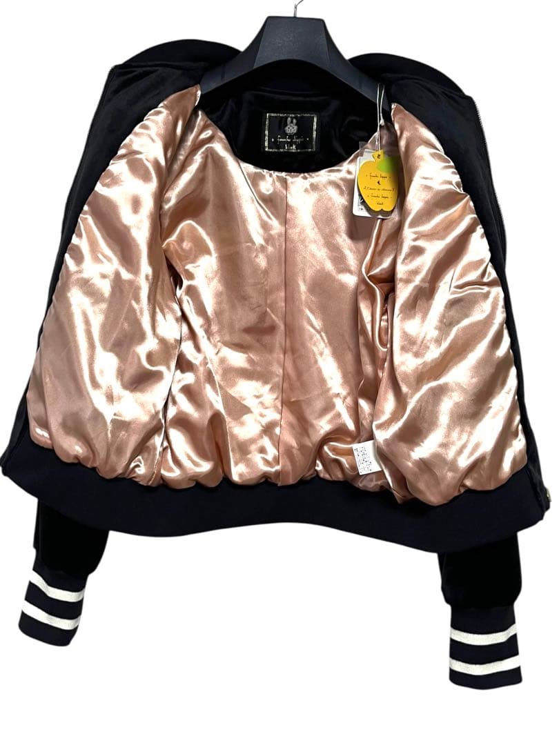 新品未使用 フランシュリッペ ぼんやりパンダベロアスカジャン サイズM