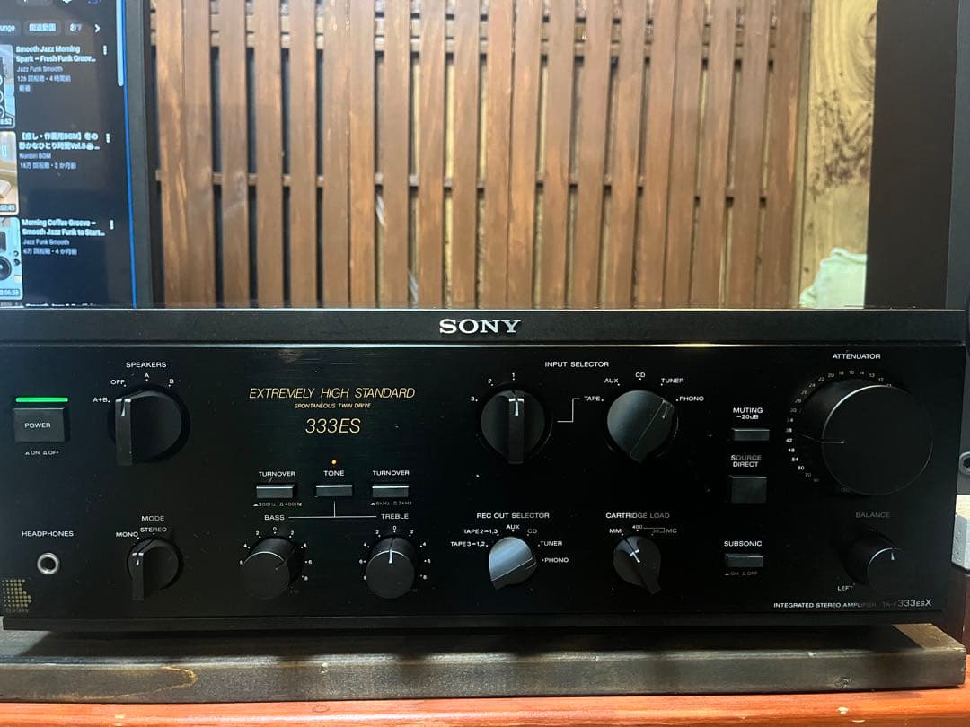 SONY TA-F333ESXプリメインアンプ - メルカリ