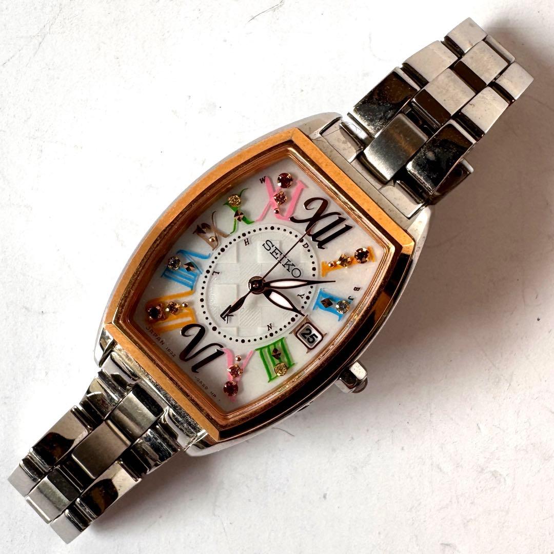 SEIKOセイコーLUKIAルキア 1B21-0AM0 ソーラー腕時計SEIKOセイコー