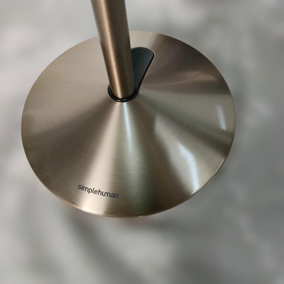 simplehumanセンサーミラー ミニ化粧鏡 10倍率 拡大鏡ローズゴールド