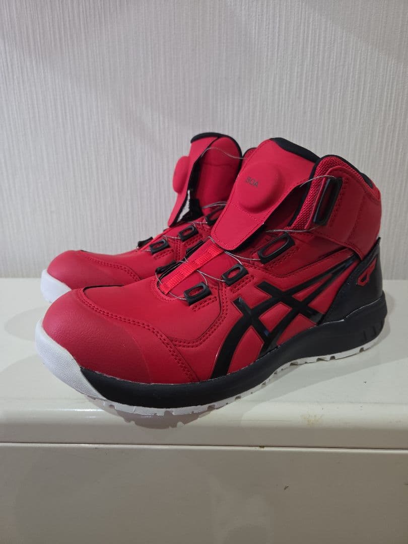 asics BOA ワークブーツ レッド ASICS公式】 レッド | BOAタイプ作業靴