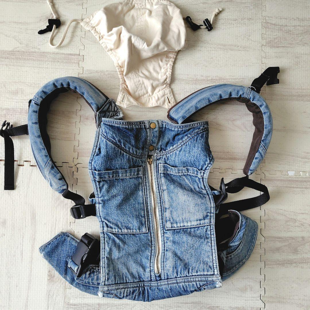 CUSE BERRY キューズベリー デニム抱っこ紐 - メルカリ