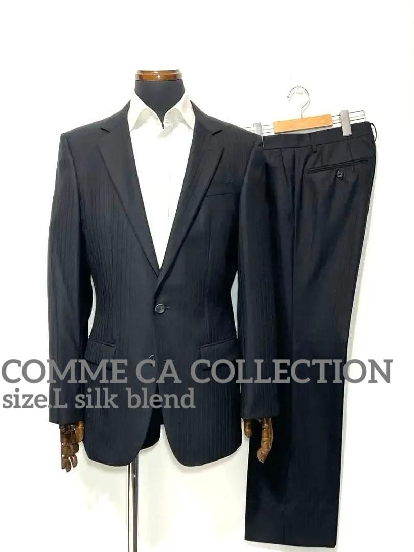 COMME CA COLLECTION◇シルク混高級生地メンズスーツセットアップ COMME CA COLLECTION◇シルク混高級生地メンズスーツセットアップ