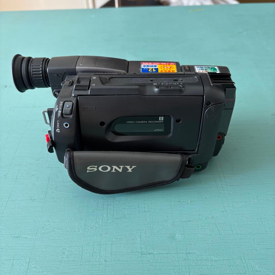 動作品sony CCD-TRV45 8mmビデオカメラ カセットテープ ダビング