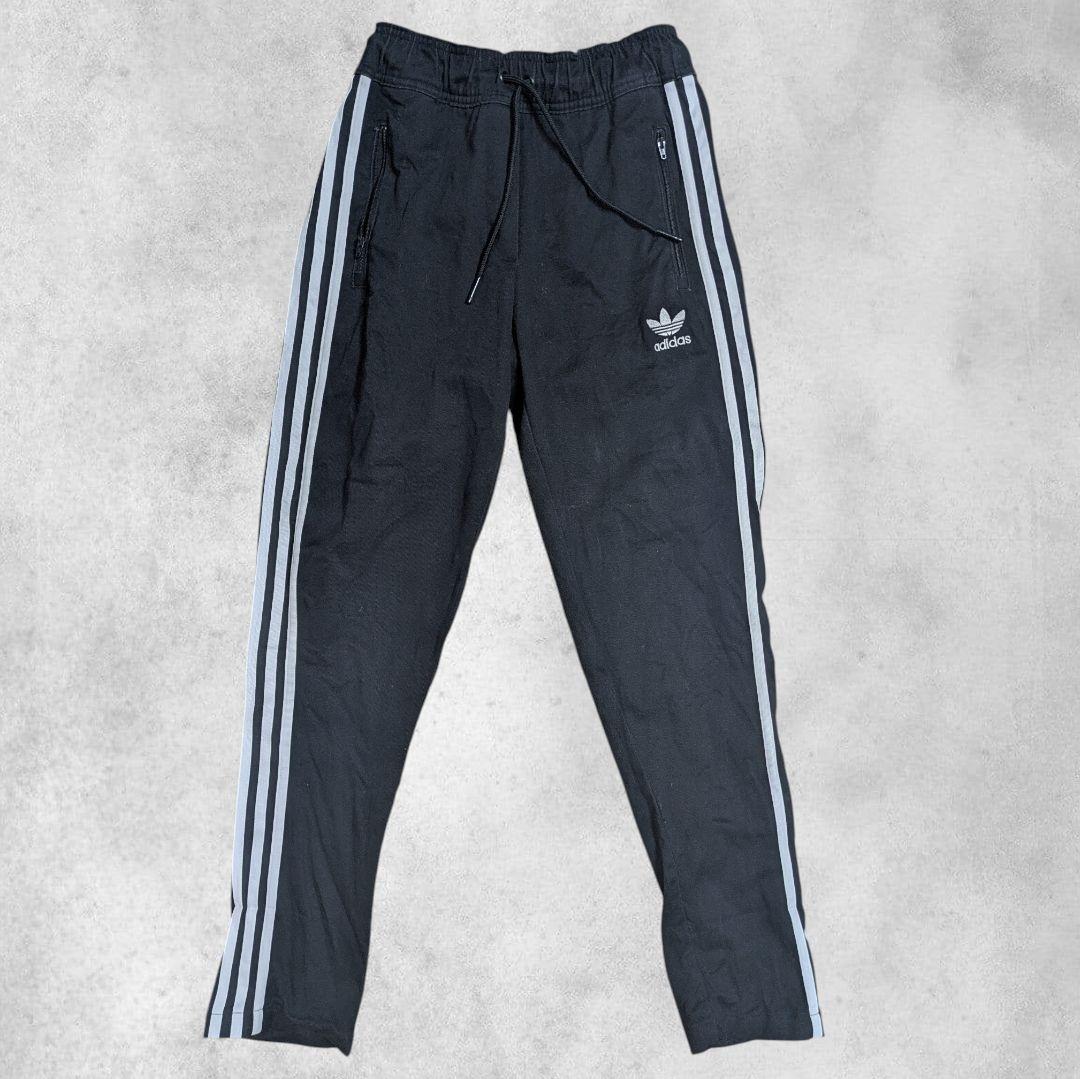 adidas アディダス サイドストライプ デニムパンツ トラックパンツ