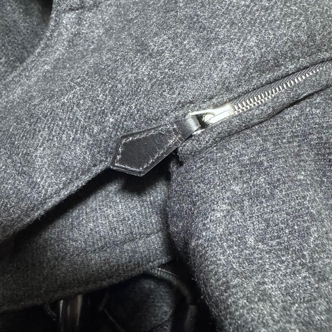 HERMES エルメス セリエボタン ダッフルコート カシミヤ - メルカリ