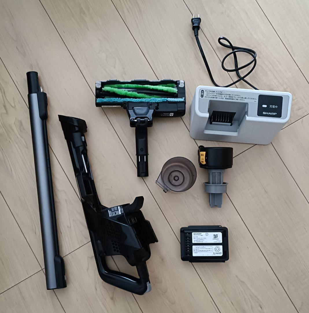 SHARP EC-FR9-B スティッククリーナー 本体 Amazon.co.jp: シャープ 掃除機 コードレス 軽量 スティック EC-FR9-B