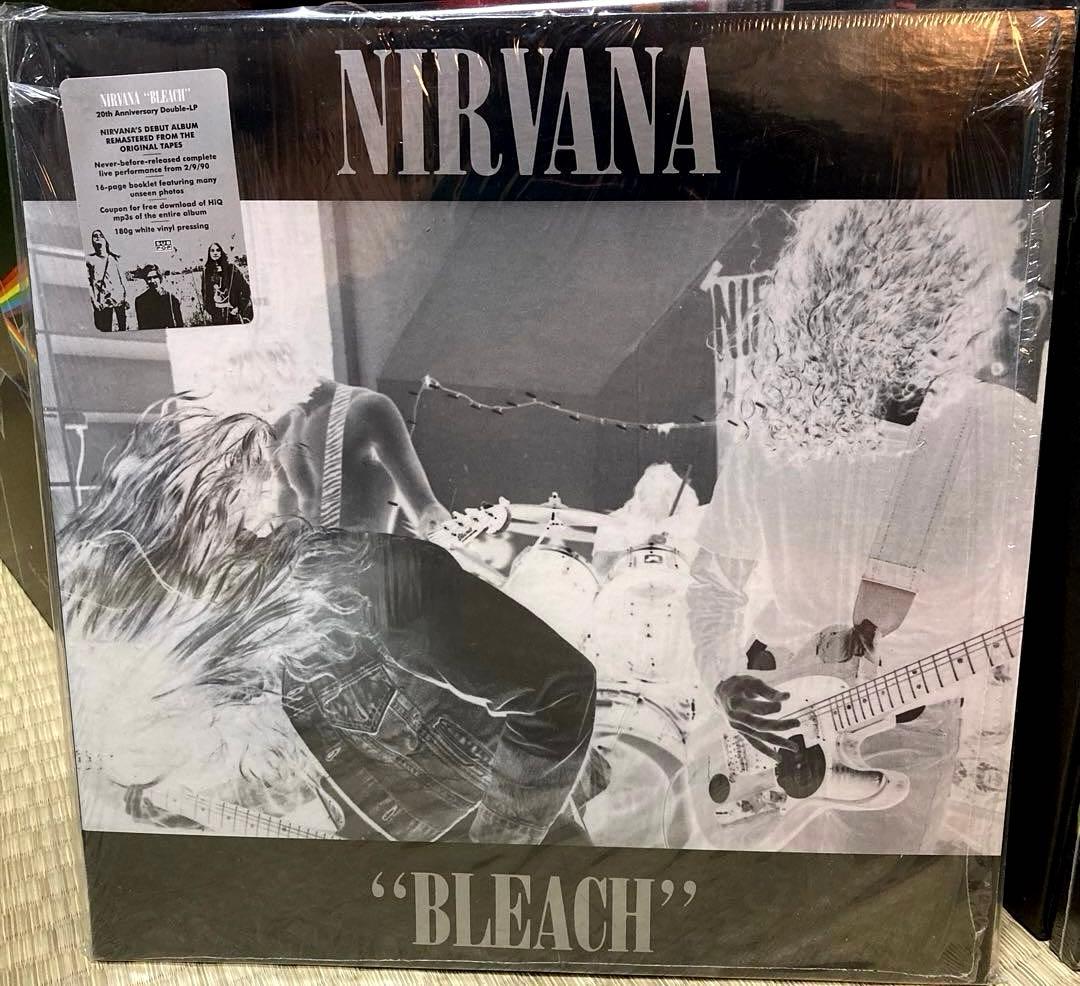 レア NIRVANA BLEACH 20周年記念盤 初回盤 ホワイトヴァイナル Bleach (20th Anniversary Deluxe Edition) - Nirvana