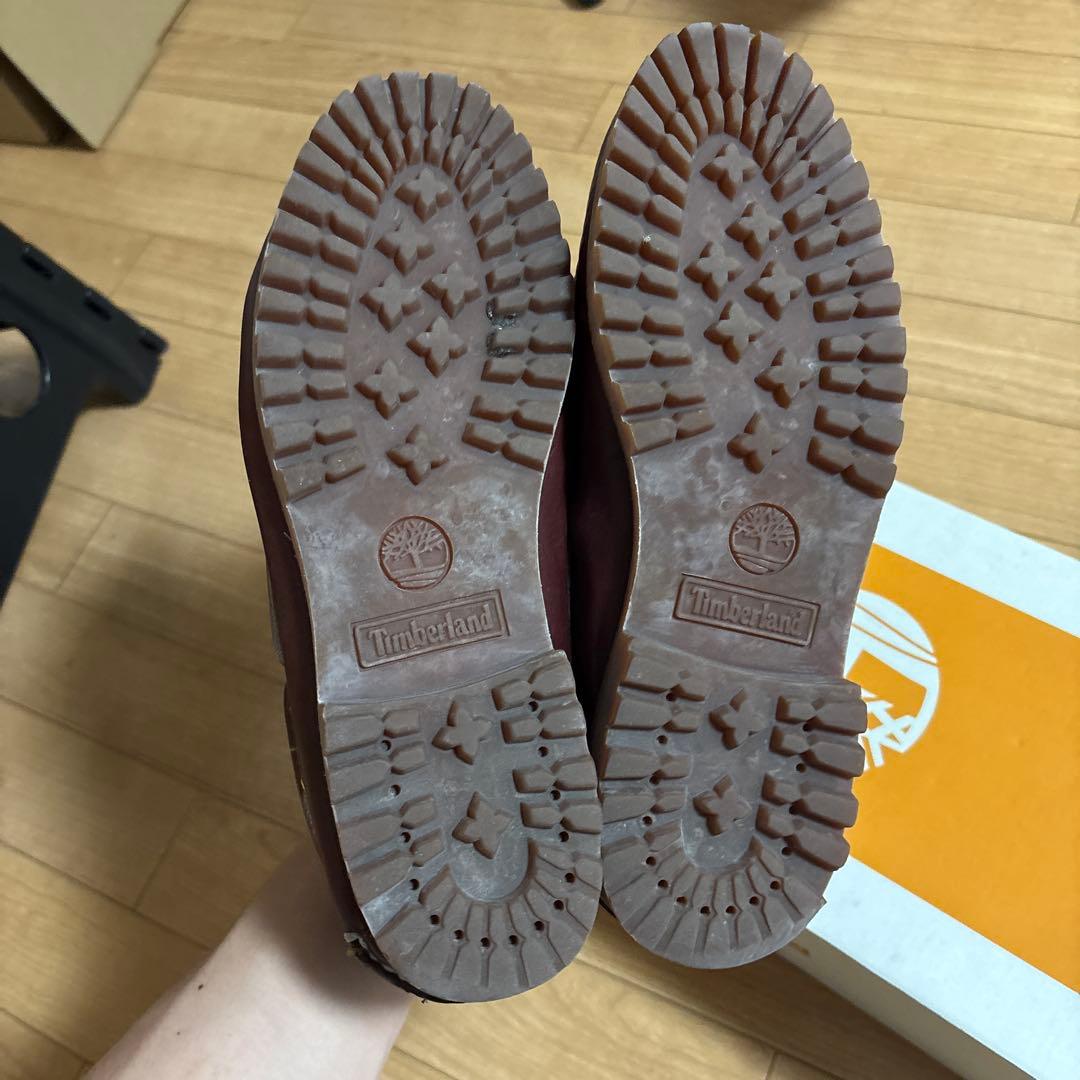 Timberland 3eye 25.5cm バーガンディー