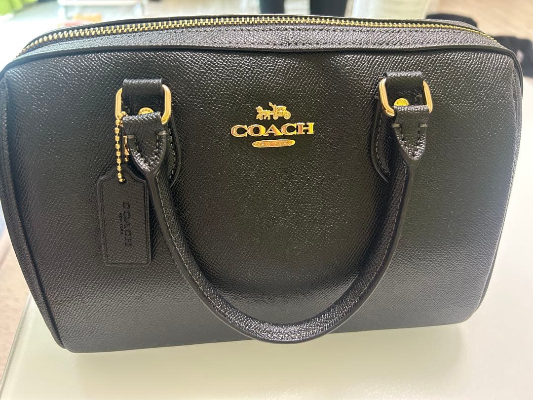 COACH ブラックレザー バッグの通販はau PAY マーケット - 輸入雑貨の