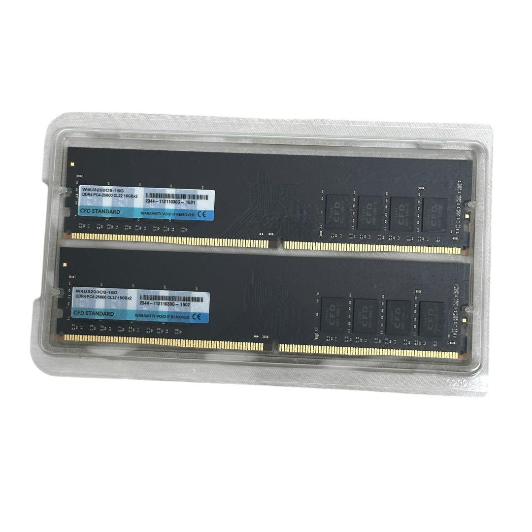 CFD販売 32GB メモリ (16GBx2枚))DDR4-3200MHz 4988755062732 デスクトップ用メモリ CFD シーエフディー 32GB(16GBx2