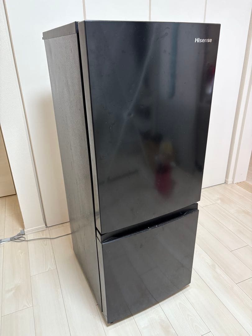 Hisense HR-D15EB 冷蔵庫 154L 冷蔵庫 パールブラック HR-D15EB [154L /2ドア /右開きタイプ] [冷凍室