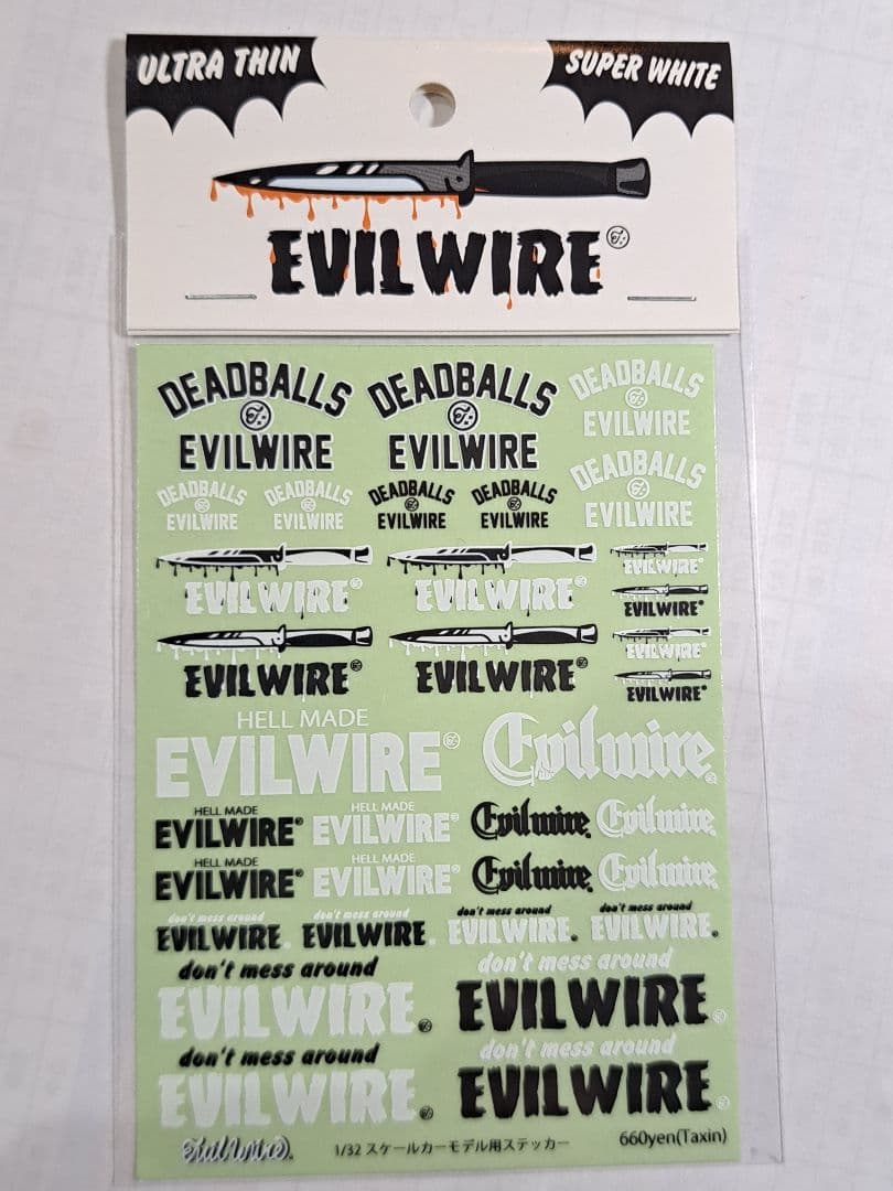 最終値下げ 絶版 ミニ四駆 Evilwire イービルワイヤーステッカーセット