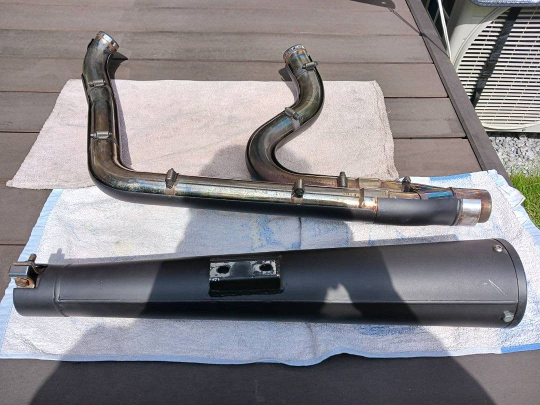 VANCE&HINES 2IN1マフラー ハーレー ダイナ 99〜05年 クラブ - メルカリ