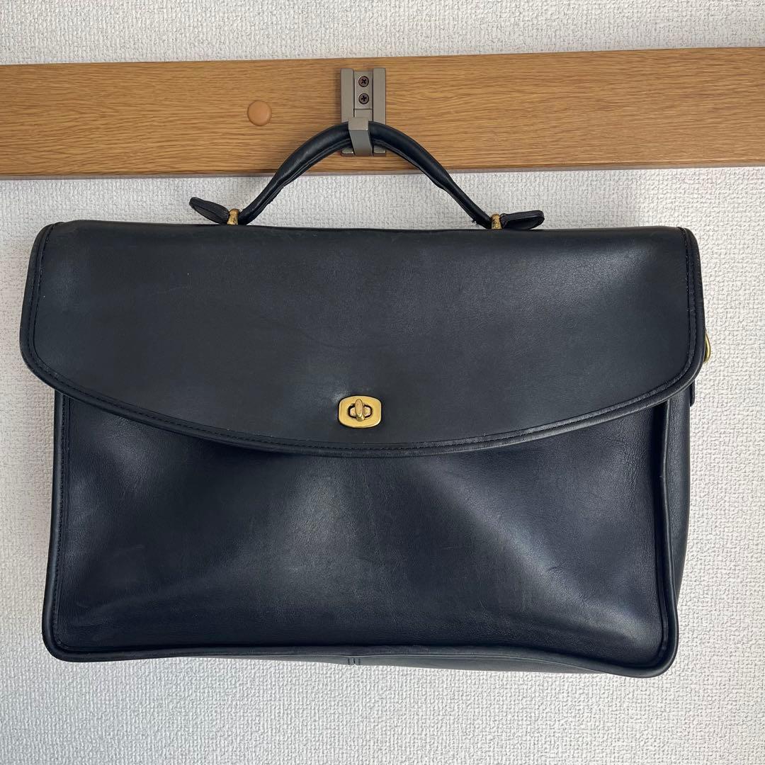 OLD COACH オールドコーチ ブリーフケース ビジネスバッグ 黒 - メルカリ
