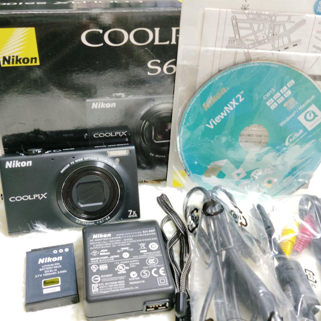 Nikon COOLPIX S6100 黒 箱 付属品 コンデジ Amazon | NikonデジタルカメラCOOLPIX S6100 ノーブルブラック S6100BK