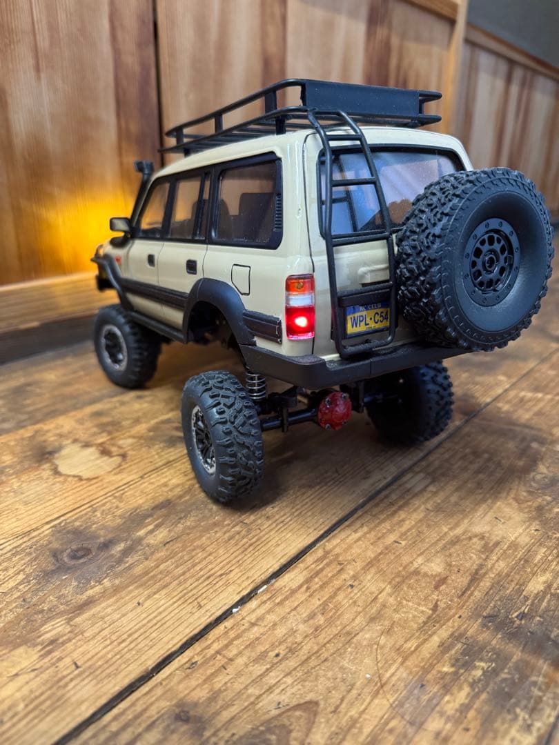 WPL C54 ランクル80 ベージュ色 カスタム 動作確認済 - メルカリ