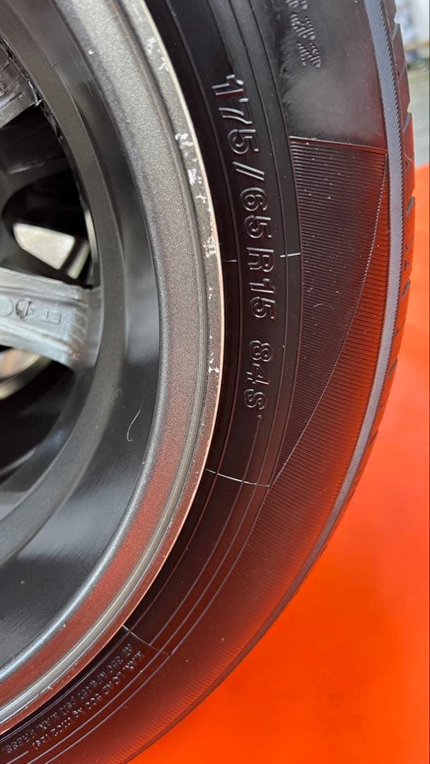 PIAAユーロテック 15インチ 6.5J+38 PCD100-4H 4穴4本