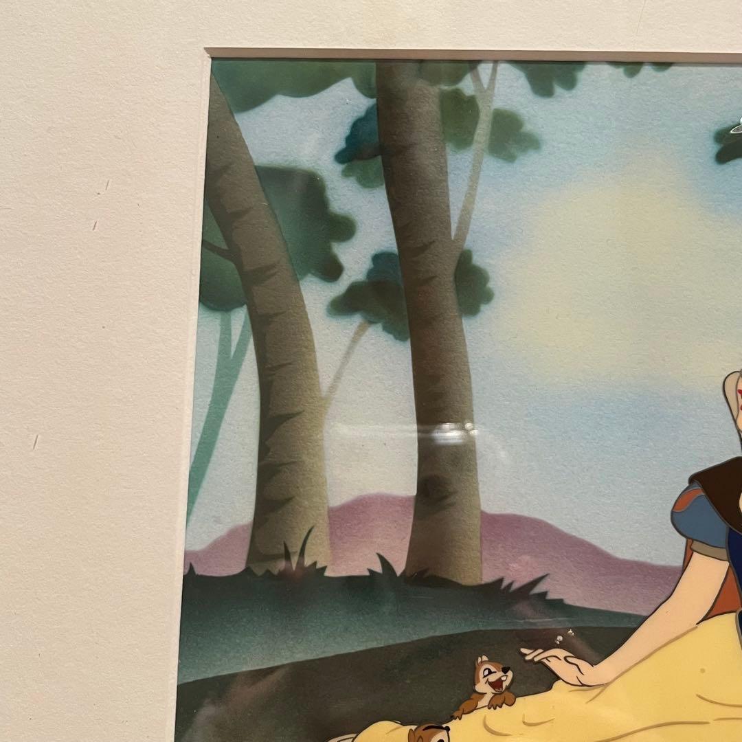 本物 限定 250枚 白雪姫 生セル画 ディズニー アニメーター 美品 絵画