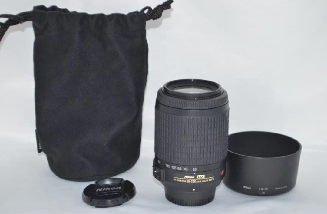 新品級 手振れ補正❤️Nikon AF-S 55-200mm VR❤️人気望遠レンズ ニコン AF-S DX VR Zoom-Nikkor 55-200mm f/4-5.6G IF-ED 価格比較