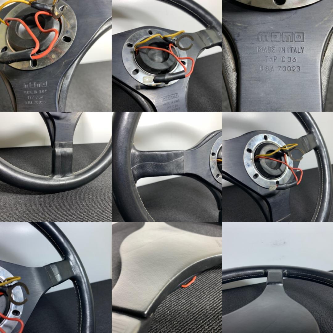 モモ ミステリー（MYSTERE）美品 36パイ ネジ6本付き 激レア当時物