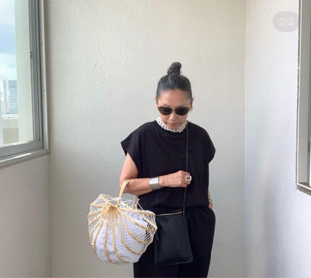 antego アンテゴ 竹籠バッグ 竹かご 竹カゴ - メルカリ