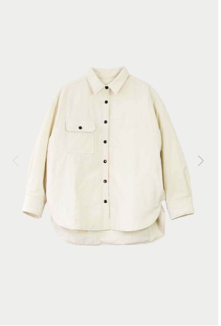 machatt マチャット パファーシャツ アイボリー 新品タグ付き 即日配送