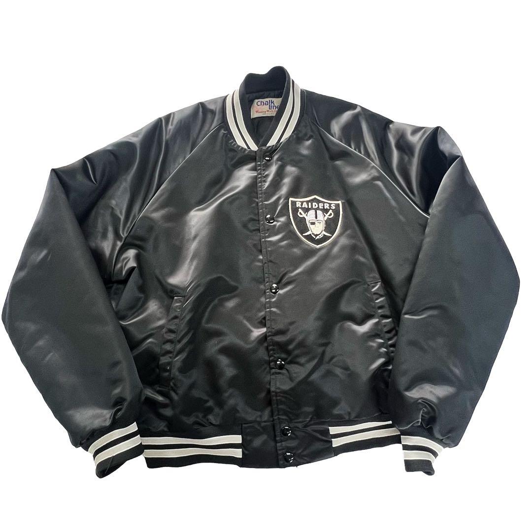 希少XL】チョークライン レイダース RAIDERS スタジャン - メルカリ