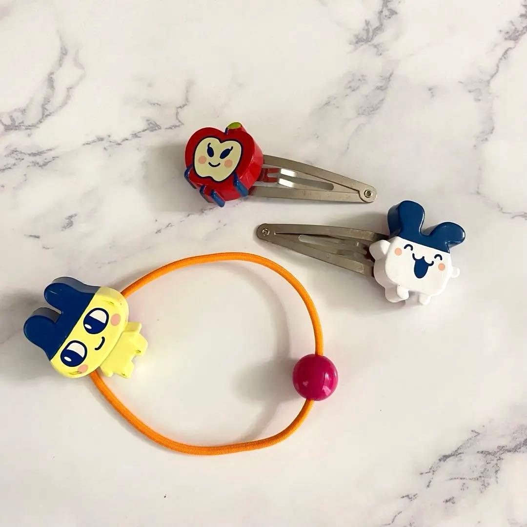 たまごっち ヘアゴムとヘアピンセット みみっち りんごっち まめっち