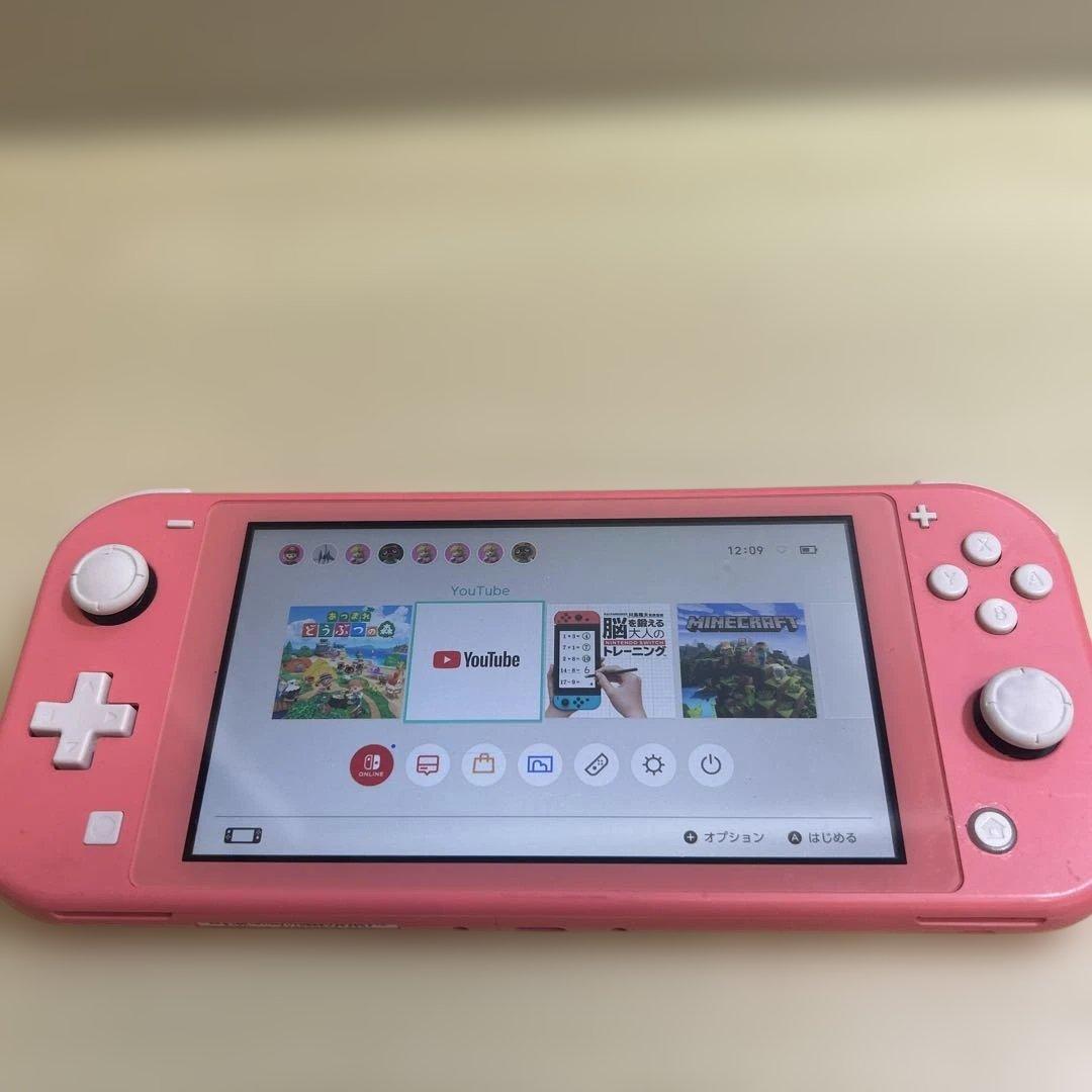 ニンテンドースイッチ　ピンク　中古品 Nintendo Switch 任天堂 Lite ニンテンドースイッチ ライト ターコイズ
