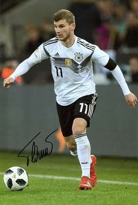 ティモ・ヴェルナー（ドイツ代表）直筆サイン入りフォト　証明書付 2026年最新】Yahoo!オークション -サッカー ドイツ代表 サイン
