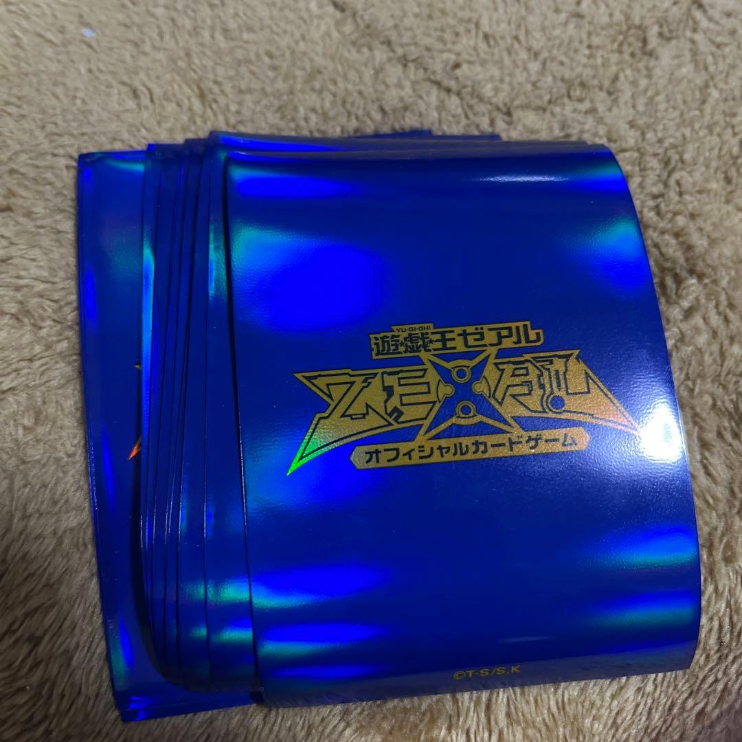 遊戯王ZEXAL ゼアル 公式スリーブ ブルー 14枚 - メルカリ