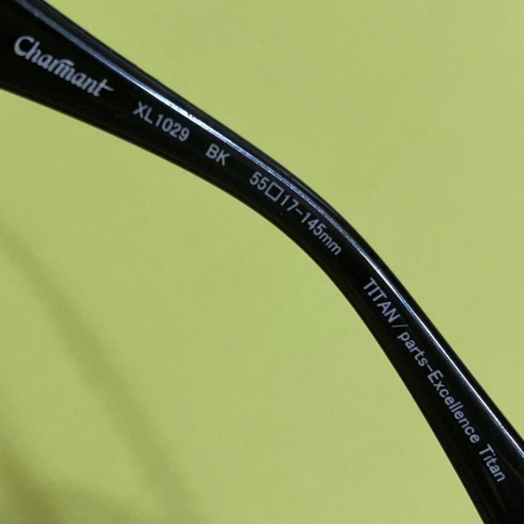 美品 おしゃれ ラインアート シャルマン眼鏡と眼鏡市場500円割引