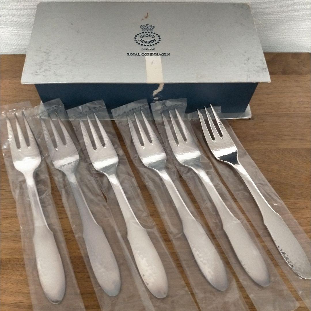 5本未開封 ジョージジェンセン フォーク 6本 カラトリー E.P.N.S刻印 楽天市場】【正規店入荷】【名入れ代込】GEORG JENSEN ジョージ