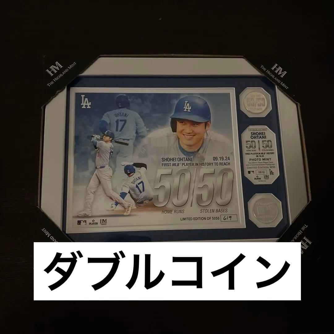 ドジャース大谷翔平50/50 達成記念ダブルコインフォトミント - メルカリ