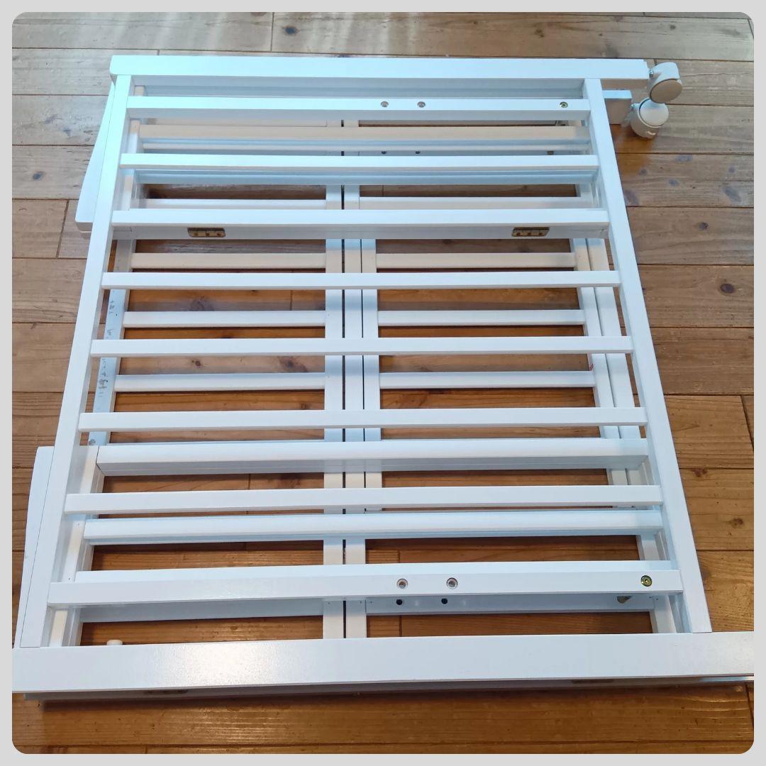 《送料無料》カトージ　ミニベビーベッド 折りたたみ　ホワイト⭐︎ ぴーこ