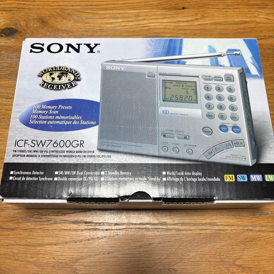 SONY ICF-SW7600GR ワールドバンド受信機 Sony ICF-SW7600GR AM/FM Shortwave World Band Receiver | eBay