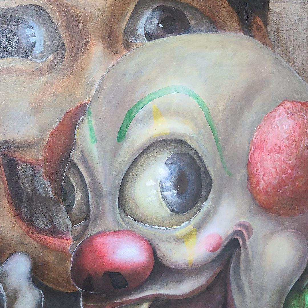 絵画 油彩 【ぼくのともだち】 - メルカリ