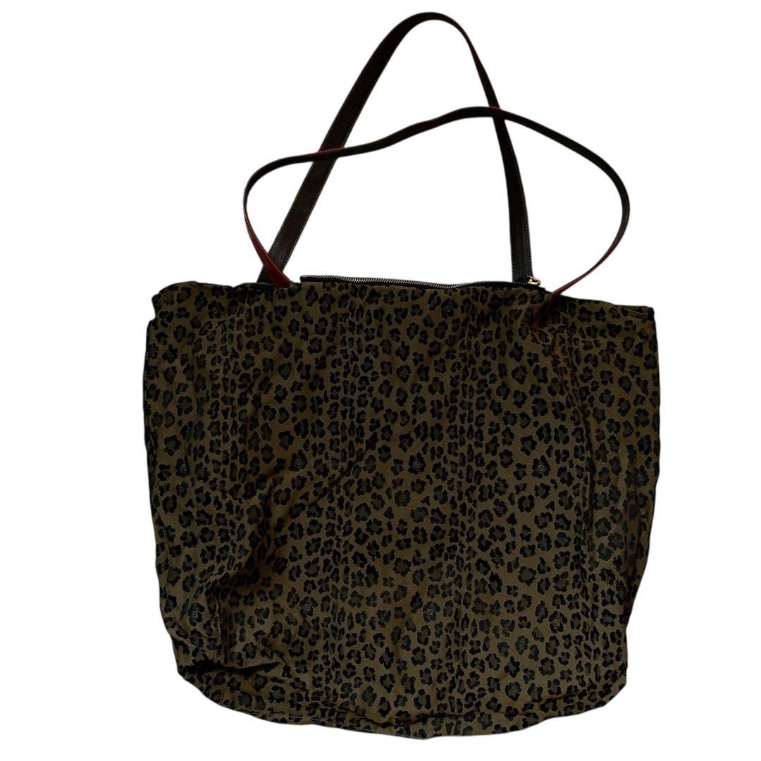 USED①フェンディFENDI☆ズッカ柄☆リバーシブルトートバッグ