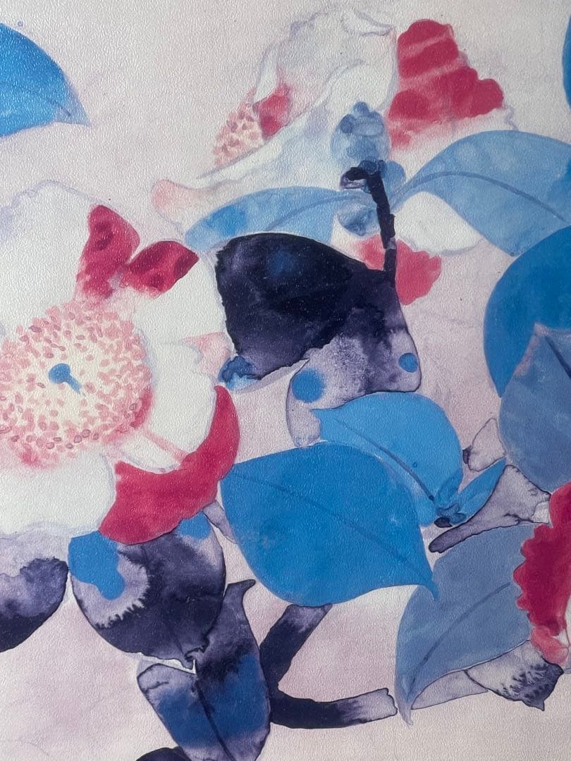 文化勲章受章者】堅山南風『肥後椿』複製画 - メルカリ