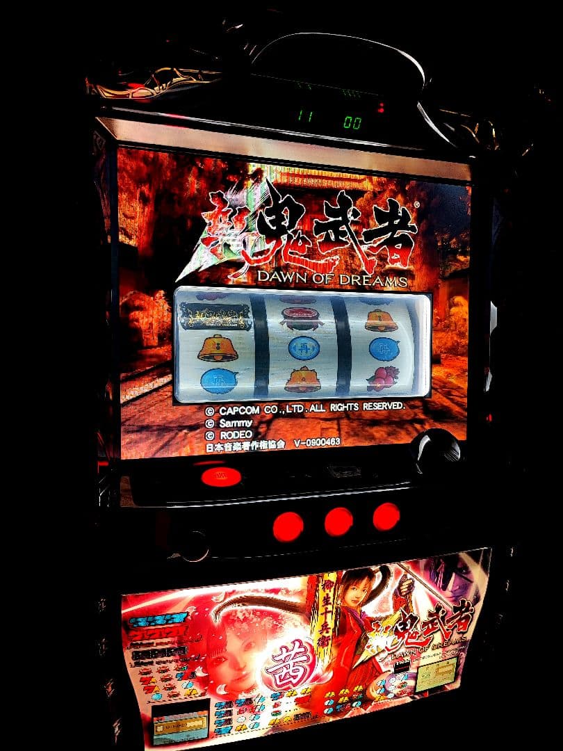 新鬼武者　茜パネル　パチスロ実機 中古パチスロ実機 ロデオ 新鬼武者 茜パネル